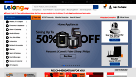 What Lelong.com.my website looked like in 2020 (3 years ago)