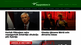 What Liepajniekiem.lv website looked like in 2020 (3 years ago)