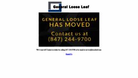 What Looseleaf.com website looked like in 2020 (3 years ago)