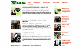 What Lifesetgo.com website looked like in 2020 (3 years ago)