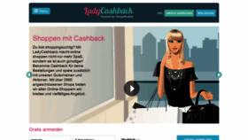 What Ladycashback.de website looked like in 2020 (3 years ago)