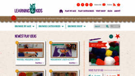What Learning4kids.net website looked like in 2020 (3 years ago)