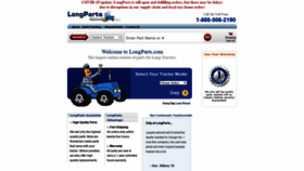 What Longparts.com website looked like in 2020 (3 years ago)