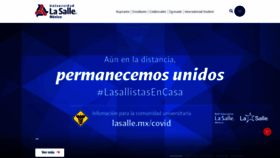 What Lasalle.mx website looked like in 2020 (3 years ago)