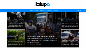 What Lalupa.press website looked like in 2020 (3 years ago)