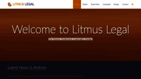What Litmuslegal.com website looked like in 2020 (3 years ago)