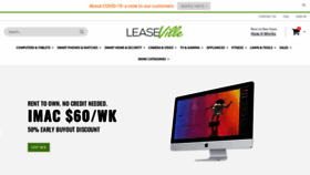 What Leaseville.com website looked like in 2020 (3 years ago)