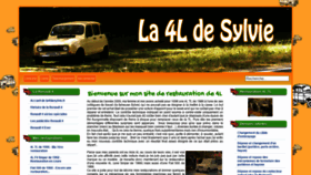 What La4ldesylvie.fr website looked like in 2020 (3 years ago)
