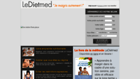 What Ledietmed.fr website looked like in 2020 (3 years ago)