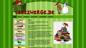 What Lesezwerge.de website looked like in 2020 (3 years ago)