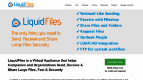 What Liquidfiles.com website looked like in 2020 (3 years ago)