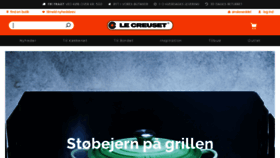 What Lecreuset.dk website looked like in 2020 (3 years ago)