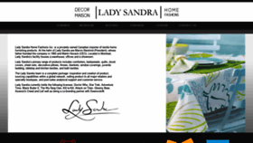 What Ladysandra.com website looked like in 2020 (3 years ago)
