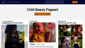 What Littlemissbeauty.com website looked like in 2020 (3 years ago)