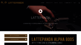 What Lattepanda.com website looked like in 2020 (3 years ago)