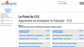 What Lepointdufle.net website looked like in 2020 (5 years ago)