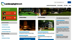 What Landscapingnetwork.com website looked like in 2020 (3 years ago)