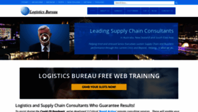 What Logisticsbureau.com website looked like in 2020 (3 years ago)