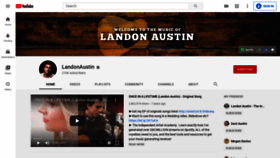 What Landonaustin.com website looked like in 2020 (3 years ago)