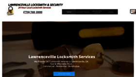 What Lawrencevillelocksmithandsecurity.com website looked like in 2020 (3 years ago)