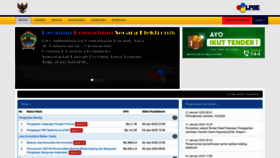 What Lpse.jatengprov.go.id website looked like in 2020 (3 years ago)