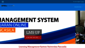 What Lms.univpancasila.ac.id website looked like in 2020 (3 years ago)