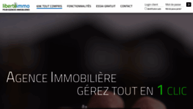 What Liberte-immo.com website looked like in 2020 (3 years ago)