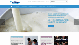 What Lactalis.fr website looked like in 2020 (3 years ago)
