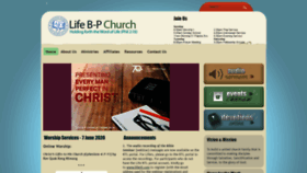What Lifebpc.com website looked like in 2020 (3 years ago)