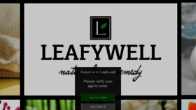 What Leafywell.com website looked like in 2020 (3 years ago)
