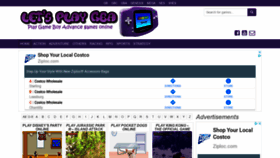 What Letsplaygba.com website looked like in 2020 (3 years ago)