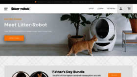What Litter-robot.com website looked like in 2020 (4 years ago)