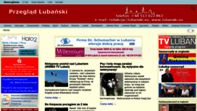 What Lubanski.eu website looked like in 2020 (3 years ago)