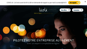 What Livli.fr website looked like in 2020 (3 years ago)