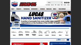 What Lucasoil.com website looked like in 2020 (3 years ago)