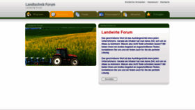 What Landtechnik-forum.de website looked like in 2020 (3 years ago)