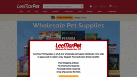 What Leemarpet.com website looked like in 2020 (3 years ago)