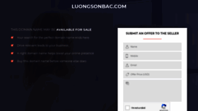 What Luongsonbac.com website looked like in 2020 (3 years ago)