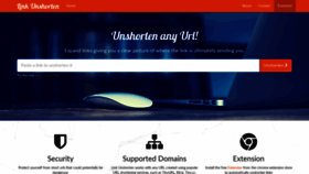 What Linkunshorten.com website looked like in 2020 (3 years ago)