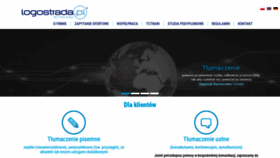 What Logostrada.pl website looked like in 2020 (5 years ago)