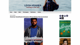 What Leighkramer.com website looked like in 2020 (3 years ago)