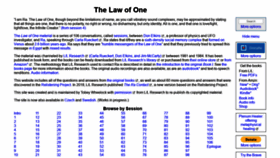 What Lawofone.info website looked like in 2020 (5 years ago)