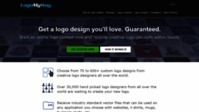 What Logomyway.com website looked like in 2020 (3 years ago)