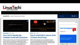 What Linuxtechi.com website looked like in 2020 (3 years ago)