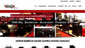 What Liveoakbbq.com website looked like in 2020 (3 years ago)