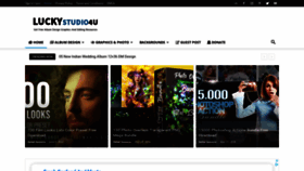What Luckystudio4u.com website looked like in 2020 (3 years ago)