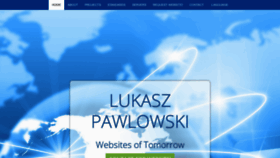 What Lukaszpawlowski.com website looked like in 2020 (3 years ago)