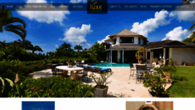 What Luxecaribbeanproperties.com website looked like in 2020 (3 years ago)
