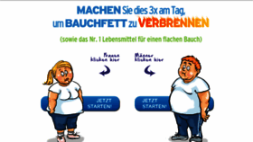 What Lebensmittelgegenbauchfett.com website looked like in 2020 (3 years ago)