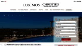 What Luximos.pt website looked like in 2020 (3 years ago)